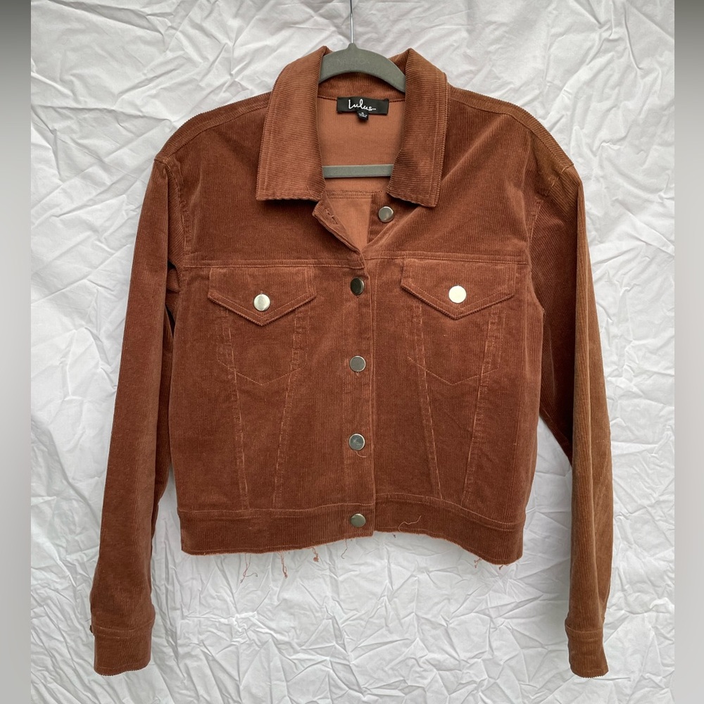 Lulus Brown Corduroy Jacket